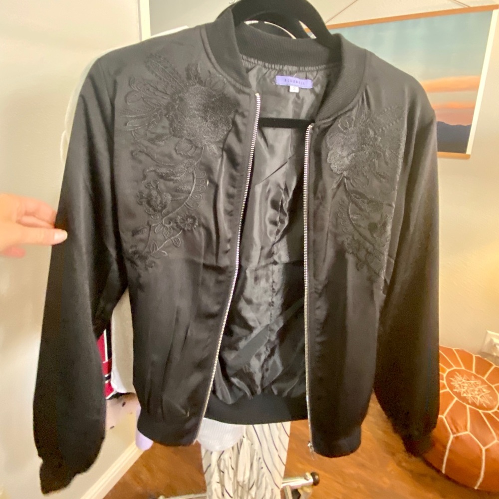 Black Bomber Jacket